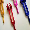 Om Industries Weighted 8 Chakra Multi Color Tunning Fork with Reflex for Chakra/Healing/Sound Therapy. view 4