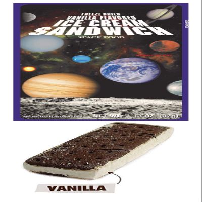 LuvyDuvy Freeze-Dried Vanilla Ice Cream Sandwich - 1 Pack