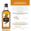 1883 Hazelnut Syrup - Flavored Syrup for Hot & Iced Beverages, Nutty Flavor - Gluten-Free, Vegan, Non-GMO, Kosher, Preservative-Free, Made in France | 1 Liter (33.8 Fl Oz) view 3