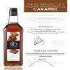 1883 Maison Routin - Caramel Syrup - Made in France - Glass Bottle | 1 Liter (33.8 oz) view 4