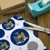 GRAPHICS & MORE New York State Flag Gift Wrap Wrapping Paper Roll view 3