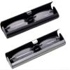 2 Pairs Reading Glass in Hard Case Super Lightweight Aluminum Front Open Case on the Go Rimless Reading Glasses 4.00 Stylish Reading Glasses for Men Women view 1