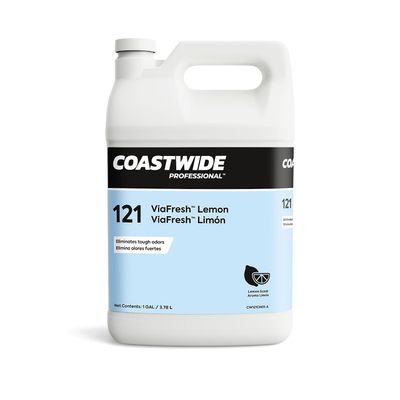 Staples Coastwide Professional Air Freshener ViaFresh Lemon Drop Concentrate, 3.78L, 4/Carton (CW738001-A)