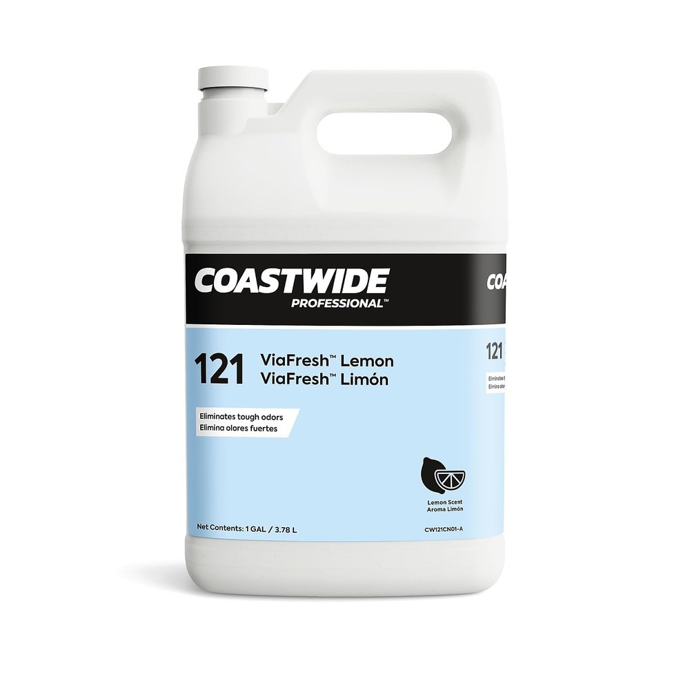 Staples Coastwide Professional Air Freshener ViaFresh Lemon Drop Concentrate, 3.78L, 4/Carton (CW738001-A)