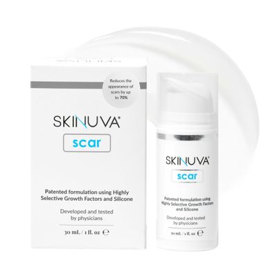 Skinuva Next Generation Scar Cream - Advanced Scar Cream Formulated with Growth Factors (1 oz)