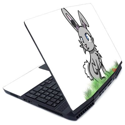 MightySkins Skin for Alienware M15 (2019) - Forest Bunny | Protective, Durable, and Unique Vinyl Decal wrap Cover | Easy to Apply, Remove, and Change Styles | Made in The USA