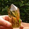 ZAMTAC 61017+++156g Long AAA Natural Citrine Smoky Quartz Crystal Point Healing view 2