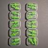 10 Pairs Noise Cancelling Ear Plugs, Premium Soft Silicone, Reusable, Waterproof, Hypoallergenic, Earplugs for Swimming, Airplanes, Concerts, Shooting, Travelling, Sleeping & Snoring (Green) view 2