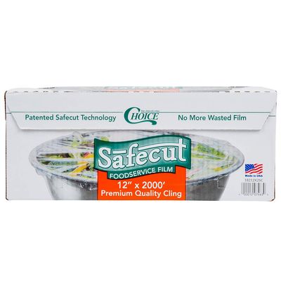 TableTop King Safecut 12" x 2000' Premium Foodservice Film with Slide Cutter