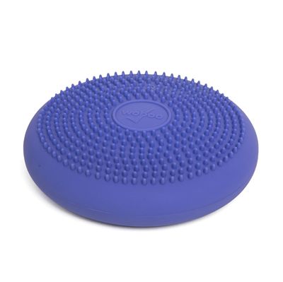BouncyBand Wiggle Seat, Purple, 1-Pack  Small 10.75 D x 2.5 H Wobble Cushion for Kids Aged 3-7  Sensory Tool Promotes Active Learning & Improves Productivity  Includes Pump for Easy-Inflation