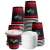 EcoQuality Restaurant Grade 10 Oz Paper Coffee Cups with White Lids - 400 Count Disposable Cups For Hot and Cold Drinks. Great For Tea, Soda, Shops, Cafes, and Concession Stands view 1