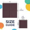 Party Solids Brown Napkins Disposable Everyday 50 Pcs 2 Ply Brown Cocktail Napkins Paper Everyday For Parties & Party Supplies view 3