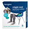 Bouncyband  Wiggle Seat  Green, 13 D  Large Sensory Cushion for Kids Ages 6-18+  Promotes Active Learning, Improves Student Productivity, Includes Easy-Inflation Pump view 1