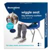 Bouncyband  Wiggle Seat  Blue, 13 D  Large Sensory Cushion for Kids Ages 6-18+  Promotes Active Learning, Improves Student Productivity, Includes Easy-Inflation Pump view 1