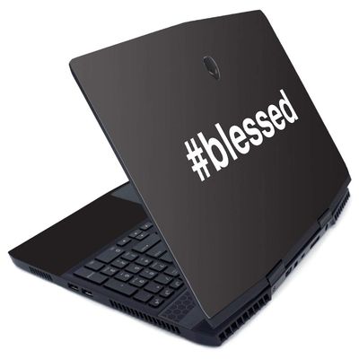 MightySkins Skin for Alienware M15 (2019) - Blessed | Protective, Durable, and Unique Vinyl Decal wrap Cover | Easy to Apply, Remove, and Change Styles | Made in The USA