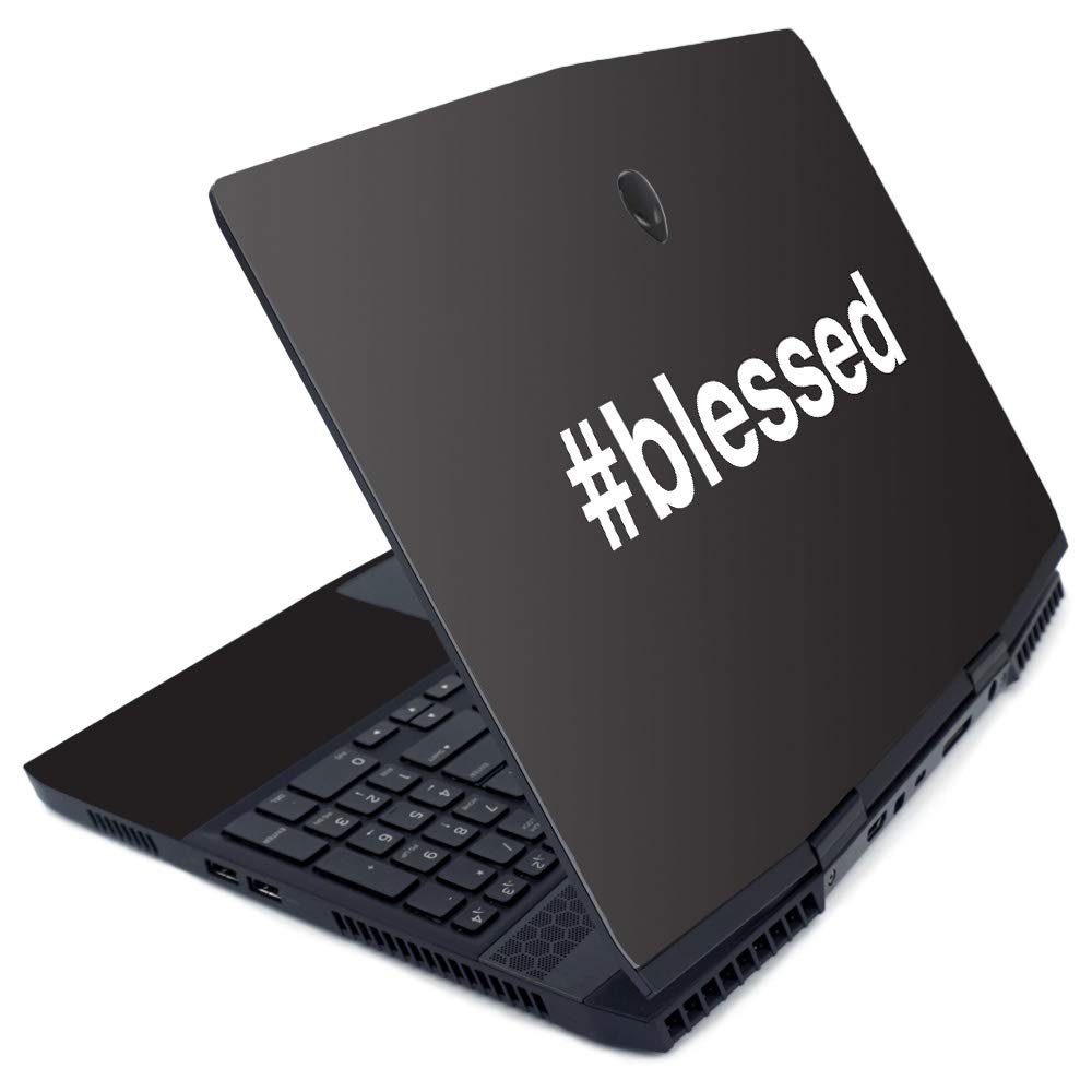 MightySkins Skin for Alienware M15 (2019) - Blessed | Protective, Durable, and Unique Vinyl Decal wrap Cover | Easy to Apply, Remove, and Change Styles | Made in The USA