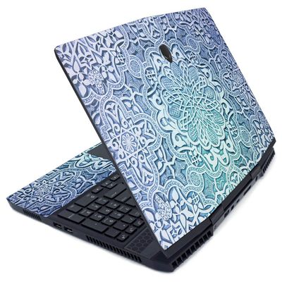 MightySkins Skin for Alienware M15 (2019) - Carved Blue | Protective, Durable, and Unique Vinyl Decal wrap Cover | Easy to Apply, Remove, and Change Styles | Made in The USA
