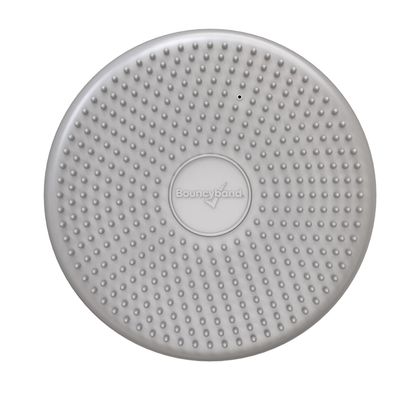 BouncyBand Wiggle Seat, Silver, 1-Pack  Small 10.75 D x 2.5 H Wobble Cushion for Kids Aged 3-7  Sensory Tool Promotes Active Learning & Improves Productivity  Includes Pump for Easy-Inflation