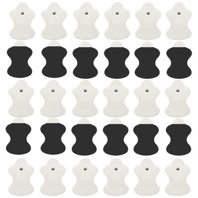 30 Pack TENS Unit Replacement Pads Compatible with Omron Electrotherapy Relief, Reusable Electrode Patches for PM3030 PM3031 HV-F128, Premium Gel Refills with Snap Connector