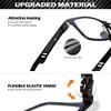 ANYLUV Blue Light Blocking Glasses Men Computer Gaming Glasses Lightweight Al-Mg Metal Anti Eyestrain Eye Protection view 3