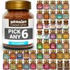 Beanies Flavoured Instant Coffee PICK ANY 6 Jars (50g) from 50+ Flavours Inc. Turkish Delight, Chocolate Orange, Chai Latte, Cookie Dough, Hazelnut, Caramel, Vanilla and More view 1