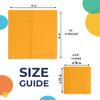 Party Solids Yellow Napkins Disposable Everyday 50 Pcs 2 Ply Yellow Dinner Napkins Paper Everyday For Parties & Party Supplies view 3