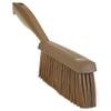 Vikan 458766 Bench Cleaning Brush, Polypropylene/Polyester Soft Bristle Dustpan Brush & Sweeper With Handle, 14-Inch, Brown view 1