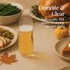 Prestee 24-Pack Stemless Plastic Champagne Flutes - 9 oz Clear Disposable Glasses for Wine, Cocktails, Mimosas - Champagne Flutes Plastic for Parties and Celebrations view 2