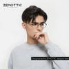ZENOTTIC Blue Light Blocking Glasses Aviator Metal Frame Men Women view 2