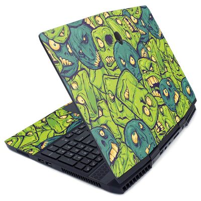 MightySkins Skin for Alienware M15 (2019) - Monster Pattern | Protective, Durable, and Unique Vinyl Decal wrap Cover | Easy to Apply, Remove, and Change Styles | Made in The USA