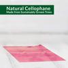 Oasis Supply Twistable Cellophane Wrappers for Candy, Holds Tight, for All Soft or Hard Candies, 4 x 4 500 Sheets, Pink view 3