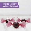 Oasis Supply Twistable Cellophane Wrappers for Candy, Holds Tight, for All Soft or Hard Candies, 4 x 4 500 Sheets, Pink view 4