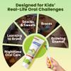CAREDO Kids Cavity Repair Reversal Toothpaste  Hydroxyapatite Repair for Early Tooth Decay, Braces-Friendly, First Big Kids Remineralizing, Holistic Nighttime Enamel Care, Fluoride-Free Fruity 3.4oz view 3