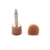 12 PCS(6Pairs) Beige Non-Slip U-Shape Heel Tips Caps Protectors for High Heels - Minimizes Squeaking (Thin Pins 2.4mm; 8mm x 8mm) view 2