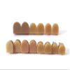 12 PCS(6Pairs) Beige Non-Slip U-Shape Heel Tips Caps Protectors for High Heels - Minimizes Squeaking (Thin Pins 2.4mm; 8mm x 8mm) view 3