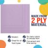 Party Solids Lavender Napkins Disposable Everyday 50 Pcs 2 Ply Lavender Dinner Napkins Paper Everyday For Parties & Party Supplies view 4