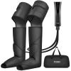 FIT KING Foot and Leg Massager for Circulation and Relaxation with Hand-held Controller 3 Modes 3 Intensities Helpful for Vericose Veins, Cramps, Swelling and Edema - Gift for Mom Wife Family view 1