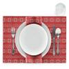 MY DRAP Dinner Napkin (Cotton red Snowflake, 6) view 3