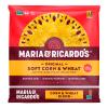 Maria & Ricardo's Soft Yellow Corn Tortillas. (3 Pack) Made from a blend of corn and wheat. Non GMO PV. Vegan. Kosher. 8 Tortillas per Pack view 1