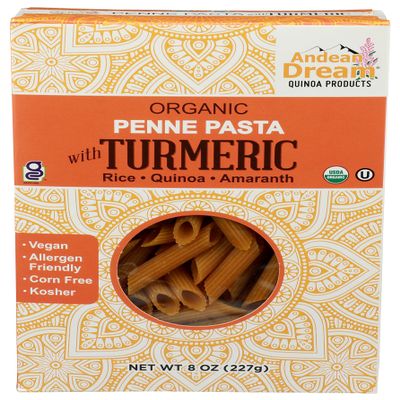 Andean Dream, Pasta Quinoa Turmeric Organic, 8 Ounce