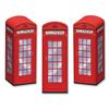 British Flag Decorations Phone Box, Printed Paper Favor Boxes 3 Inch x 8.5 Inch, Pack 36 view 1