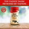 Har Bracha Tahini Paste (17.6 oz). 100% Natural, Vegan Friendly & Kosher Pure Ground Tahina Sauce. Raw Roasted Sesame Seeds for Oriental Dips, Salad Dressings & Hummus view 4