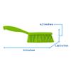 Vikan 458977 Bench Cleaning Brush, Polypropylene/Polyester Medium Bristle Dustpan Brush & Sweeper, 14 Inch, Lime view 2
