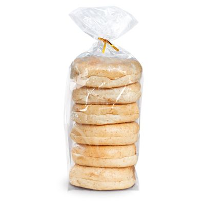 APQ Clear Gusseted Poly Bags, 5 x 4 x 18 Inch. Pack of 100 Gusseted Plastic Bags 1 Mil Thick for Favors with Open Top. Clear Plastic Bags for Packaging Cookies, Popcorn, Candies, Homemade Bread