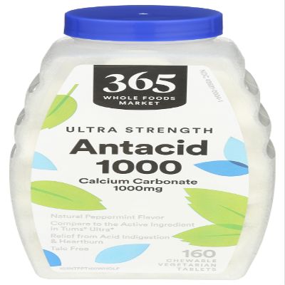 365 by Whole Foods Market Ultra-Strength Peppermint Antacid, 160 CT