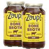 Beef Bone Broth by Zoup! Keto-Friendly, Gluten Free, Sugar Free, Non-GMO Clear Broth - Great for Stock, Bouillon, Soup Base or in Gravy - 2-Pack (32 oz) view 1