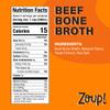 Beef Bone Broth by Zoup! Keto-Friendly, Gluten Free, Sugar Free, Non-GMO Clear Broth - Great for Stock, Bouillon, Soup Base or in Gravy - 2-Pack (32 oz) view 2