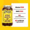Beef Bone Broth by Zoup! Keto-Friendly, Gluten Free, Sugar Free, Non-GMO Clear Broth - Great for Stock, Bouillon, Soup Base or in Gravy - 2-Pack (32 oz) view 3