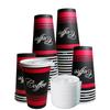 EcoQuality Restaurant Grade 16 Oz Paper Coffee Cups with White Lids - 400 Count Disposable Cups For Hot and Cold Drinks. Great For Tea, Soda, Shops, Cafes, and Concession Stands view 1