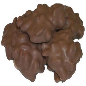 Milk Chocolate Peanut Caramel Clusters by It's Delish, 5 lbs Bulk Bag | Gourmet Chocolate Covered Peanuts with Carmel Candy | Kosher Dairy